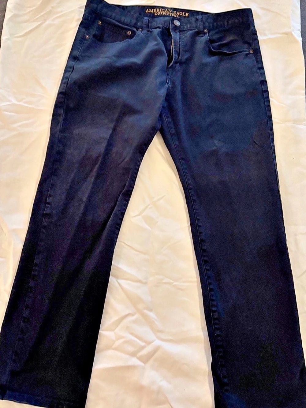 American Eagle Slim Straight Men's Black Jeans